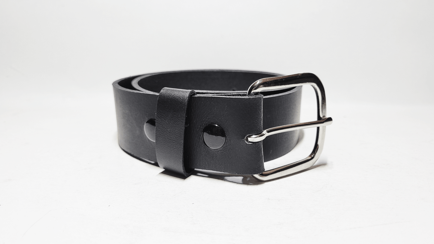 Handmade Genuine Buffalo Leather Belt - Buffalo Artisanal - C-CBLACK