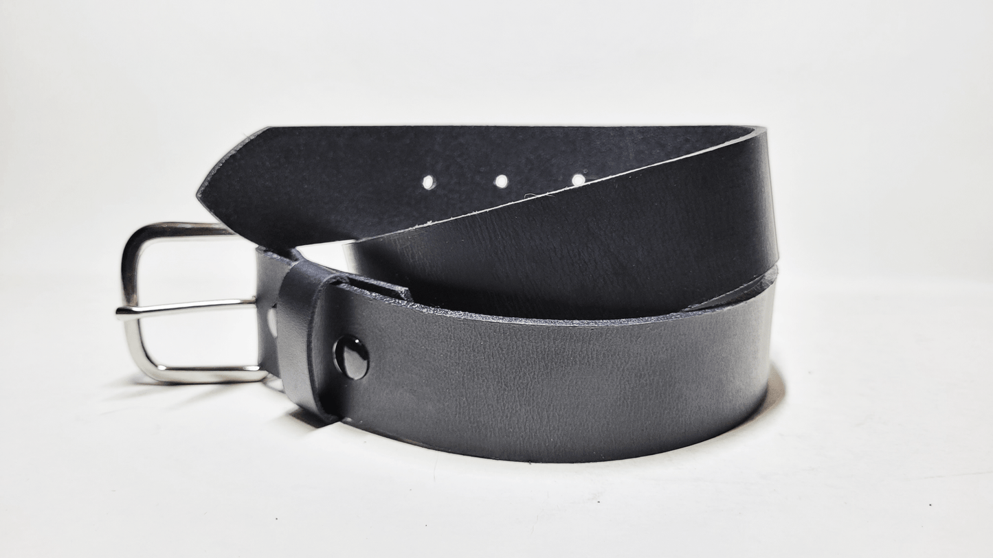Handmade Genuine Buffalo Leather Belt - Buffalo Artisanal - C-CBLACK