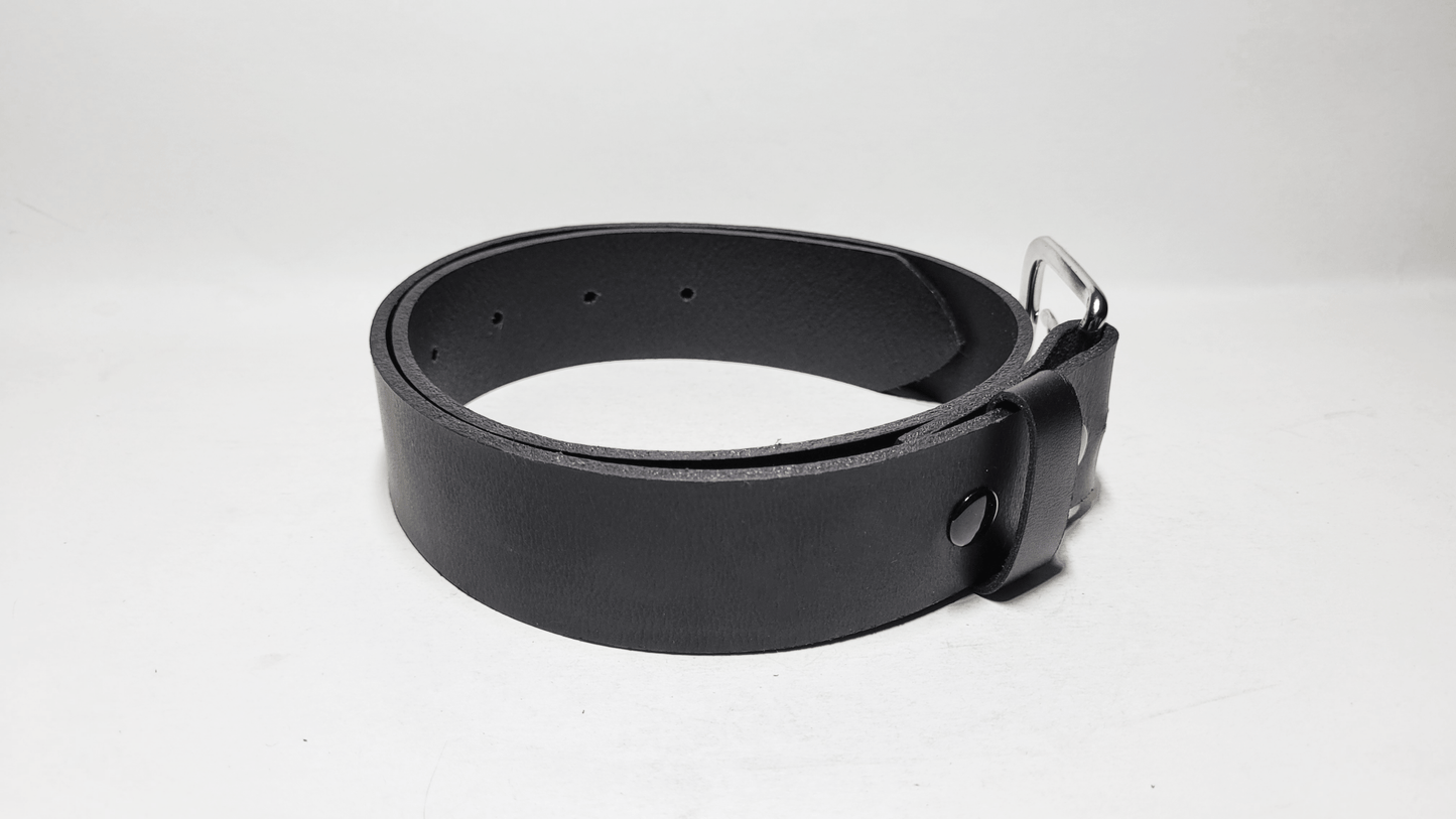 Handmade Genuine Buffalo Leather Belt - Buffalo Artisanal - C-CBLACK