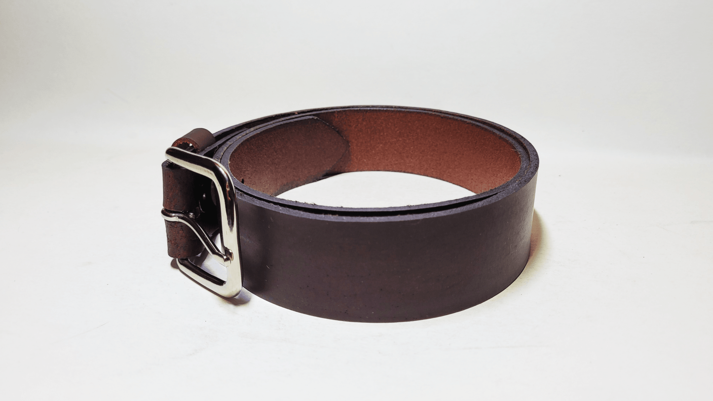 Handmade Genuine Buffalo Leather Belt - Buffalo Artisanal - C-CBROWN