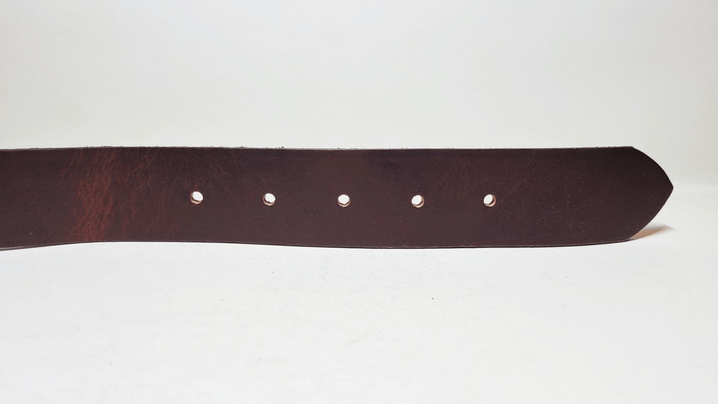 Handmade Genuine Buffalo Leather Belt - Buffalo Artisanal - C-CBROWN
