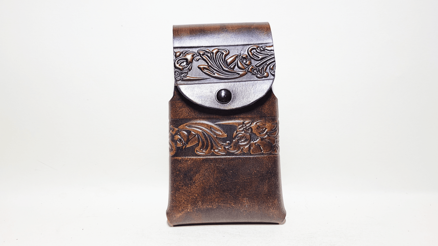 Handmade Leather Cellphone Case - Buffalo Artisanal - ET-252