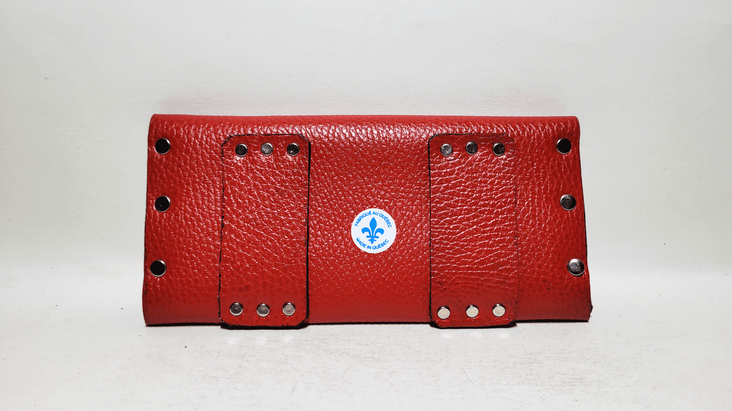 Handmade Leather Cellphone Case - Buffalo Artisanal - ETL-RED