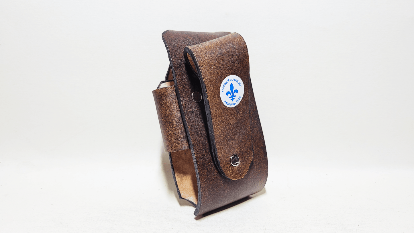 Handmade Leather Flip Cellphone Case - Buffalo Artisanal - ETF-254