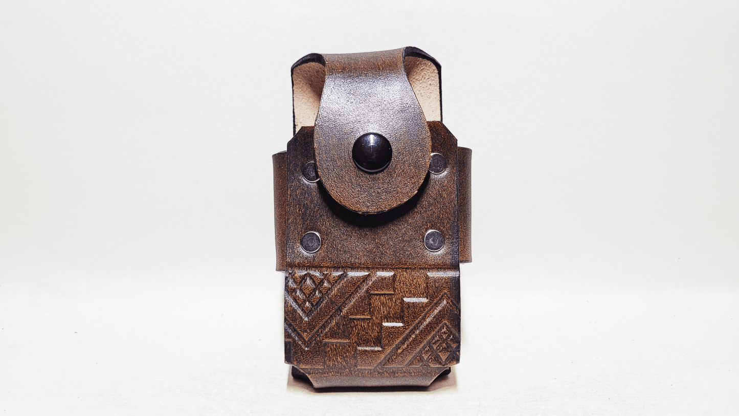 Handmade Leather Flip Cellphone Case - Buffalo Artisanal - ETF-239