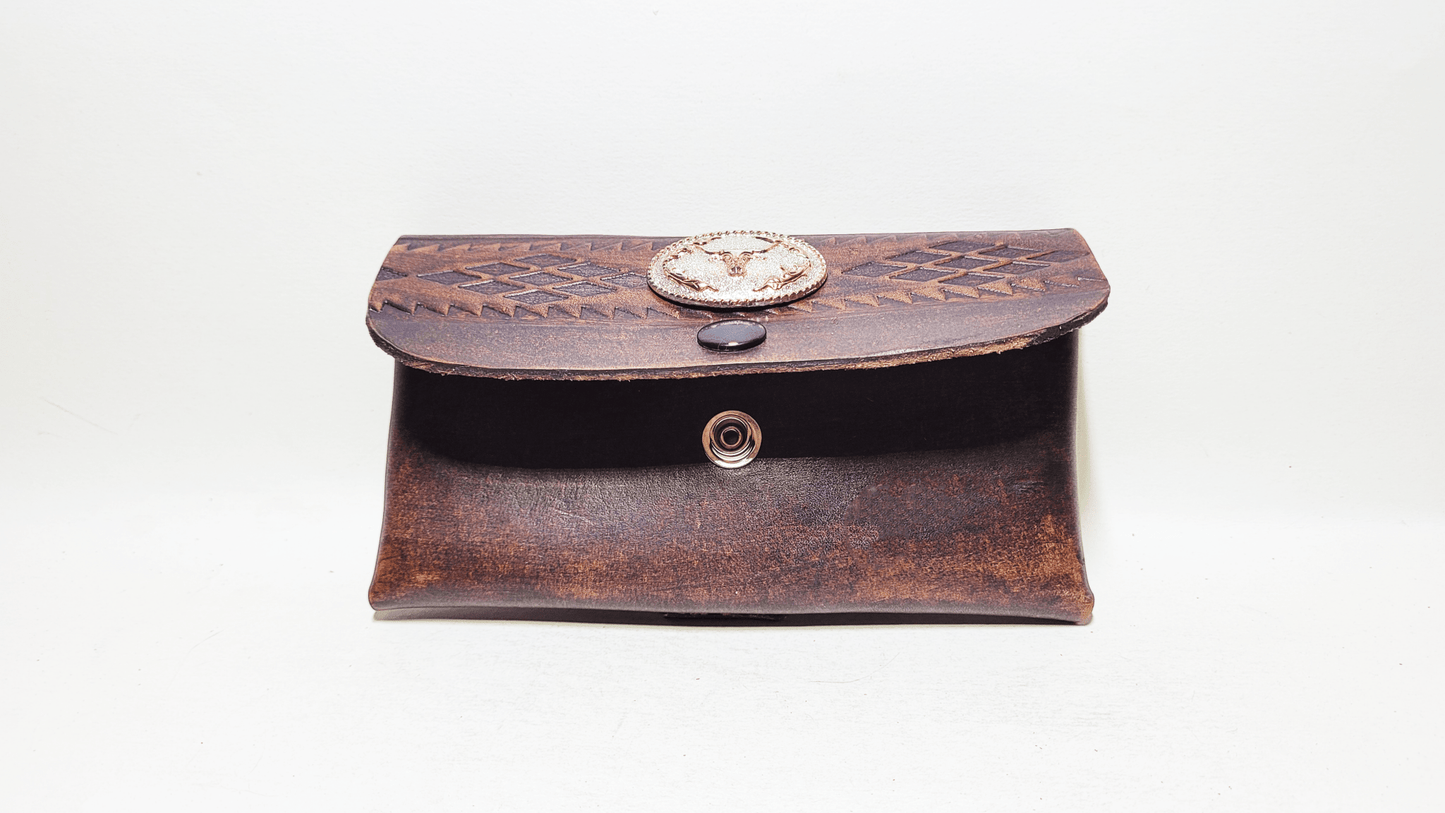 Handmade Leather Cellphone Case - Buffalo Artisanal - ETS-234